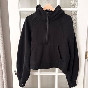LULULEMON Scuba Oversized Half-Zip Hoodie Black Sz XL/ XXL